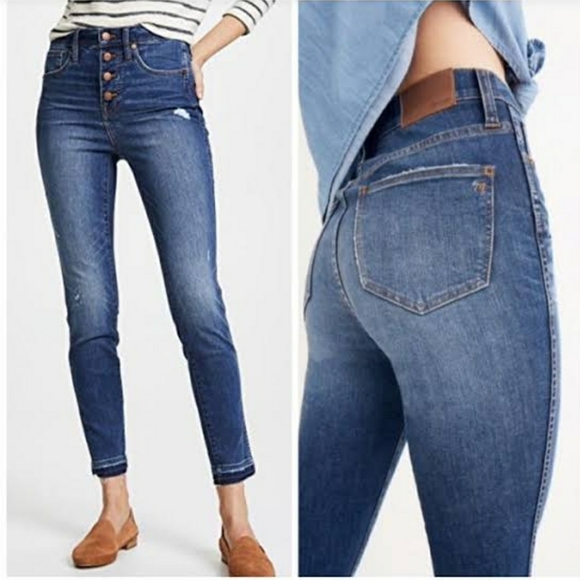 Madewell Denim - Madewell 10" High Rise Skinny Jeans